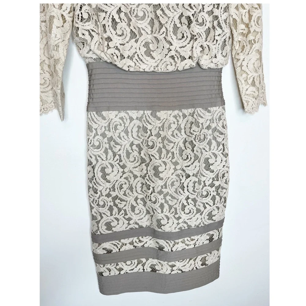 Tadashi Shoji lace dress. Size 2 - Picture 4 of 10